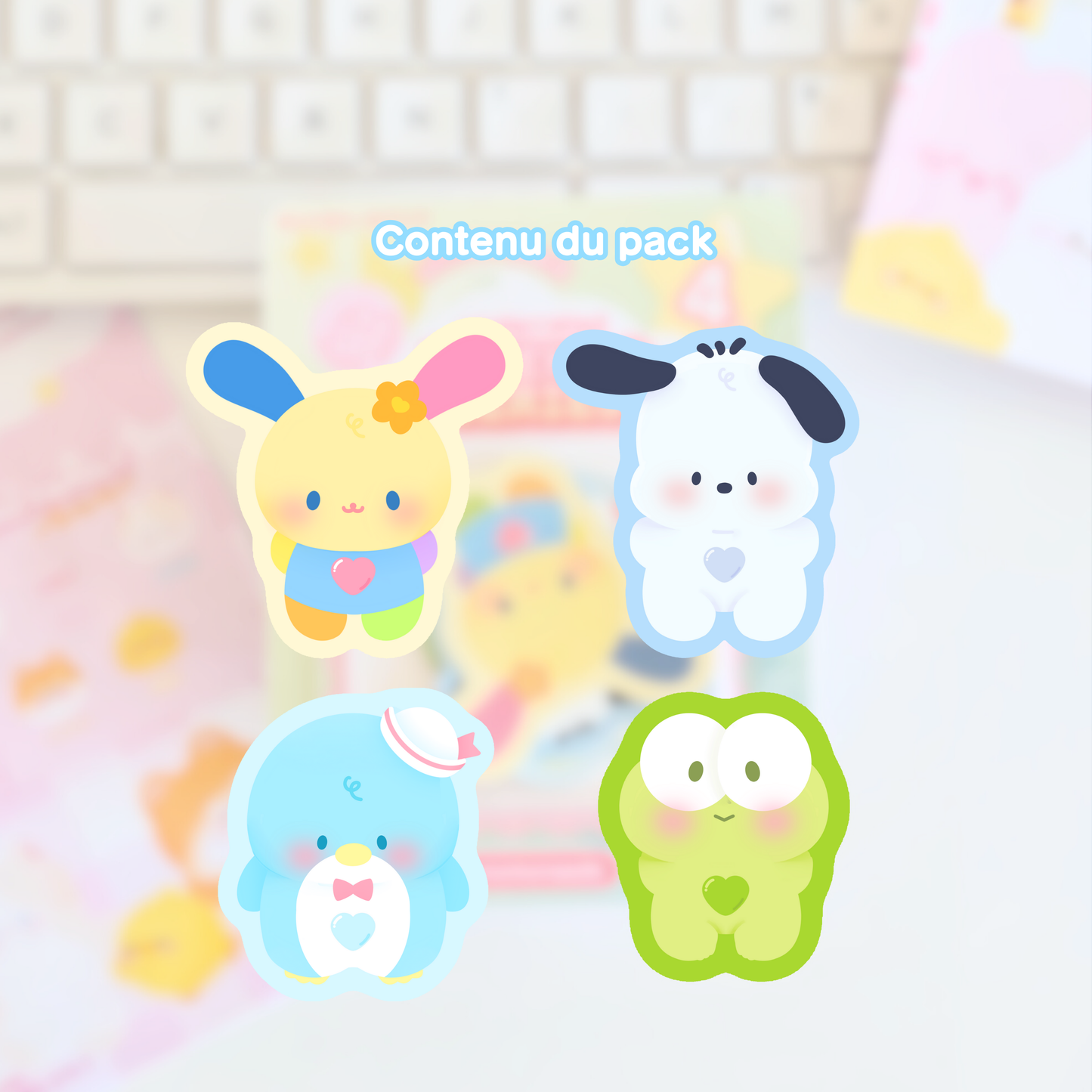 Sticker Pack Underrated Friends | Waterproof | Pack d’autocollants