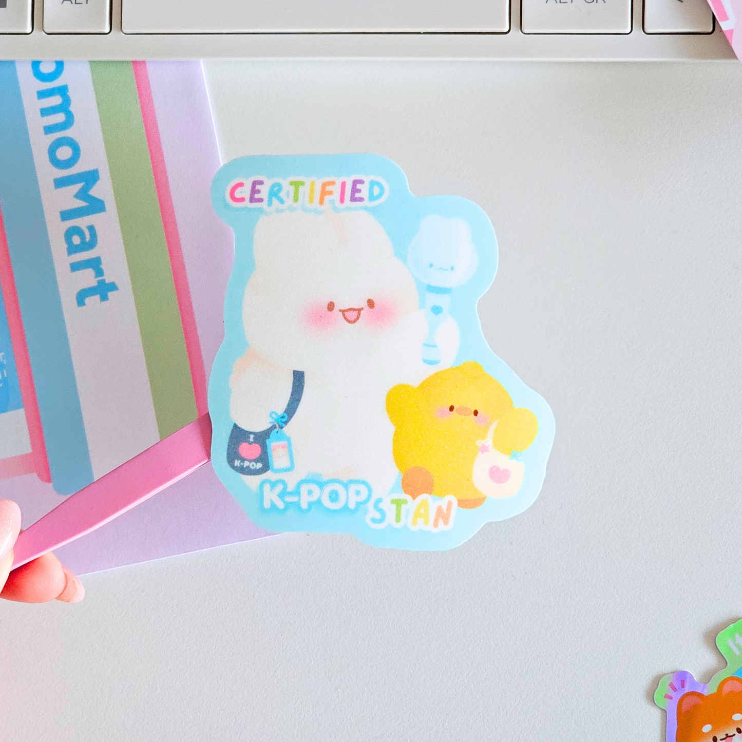 Sticker k-pop stan | Autocollant waterproof