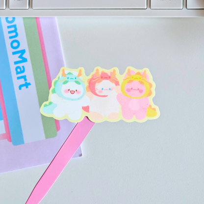 Sticker dragon friends | Autocollant waterproof