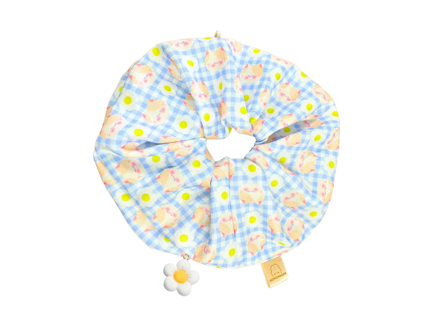 chouchou XL avec breloque détachable | grand scrunchie | bijoux de cheveux