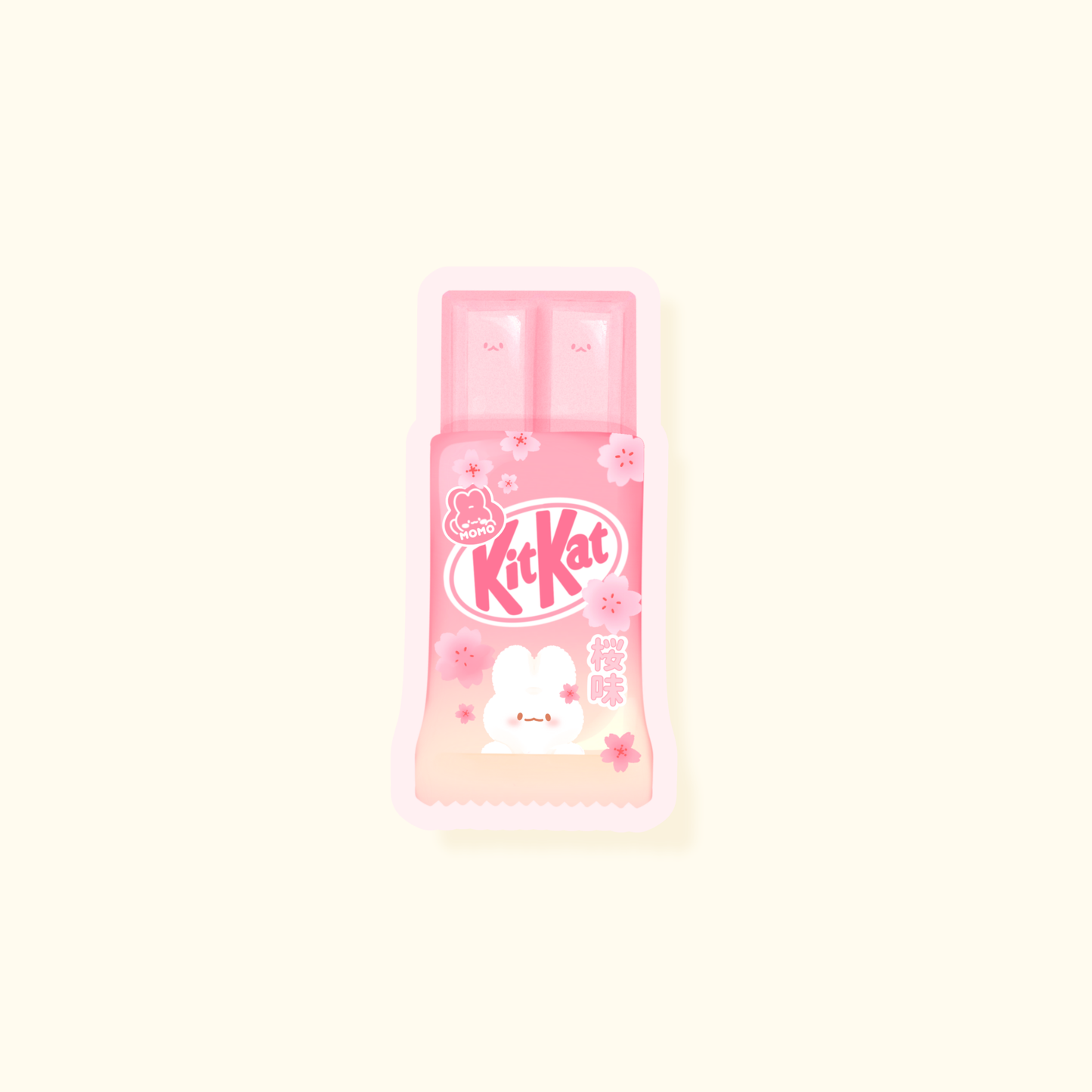 Sticker kit kat sakura | Autocollant waterproof