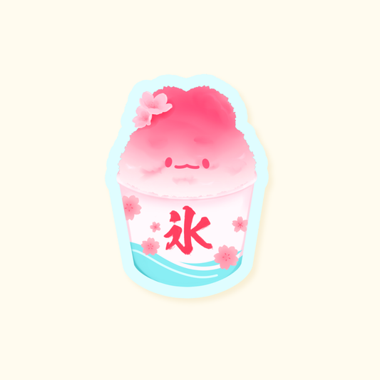 Sticker kakigori | Autocollant waterproof