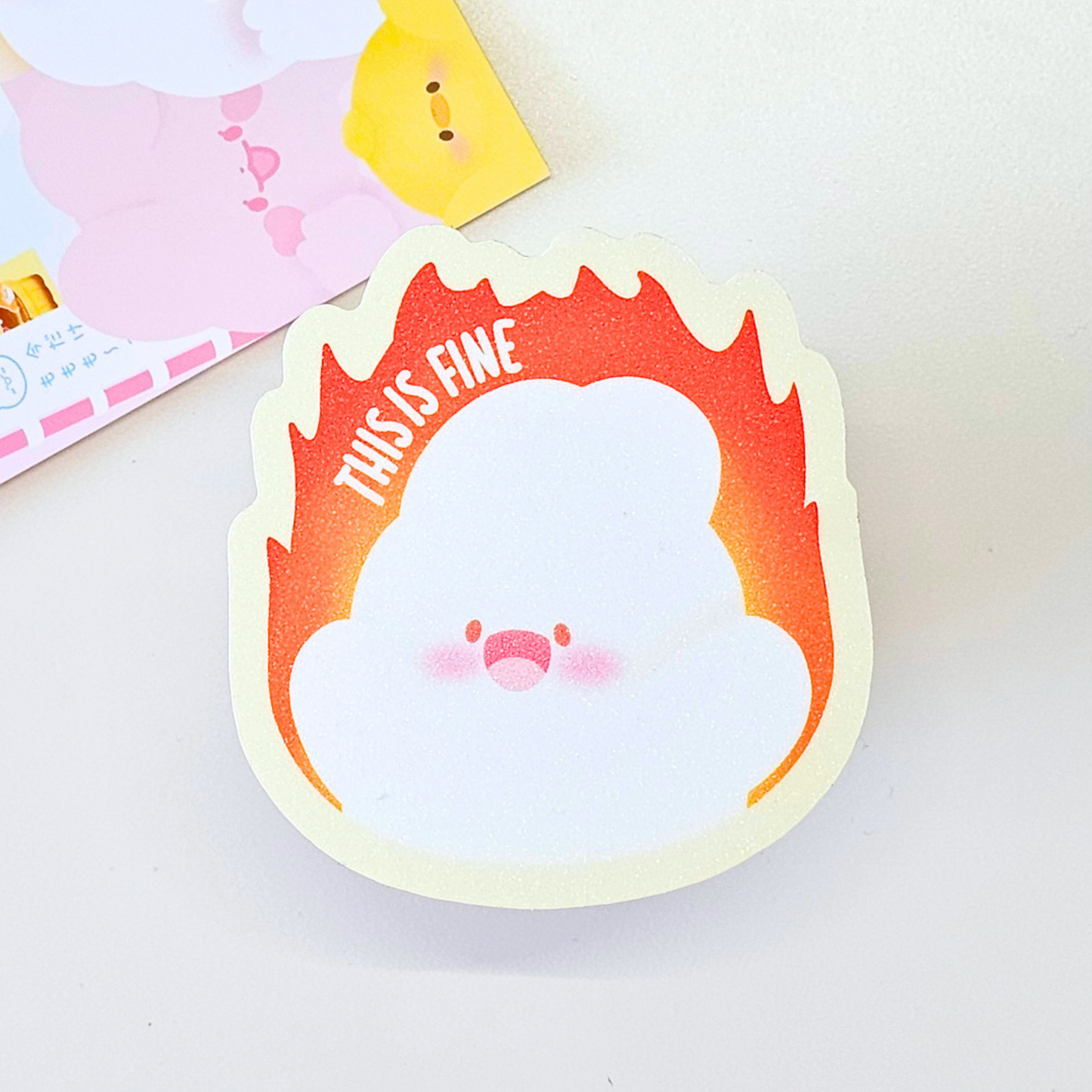 Sticker This is Fine | Autocollant waterproof