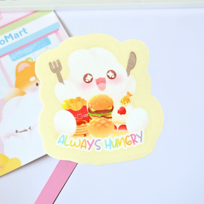 Sticker always hungry | Autocollant waterproof