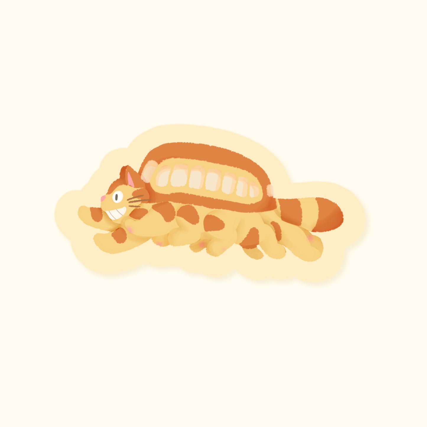 Sticker chat bus | Autocollant waterproof