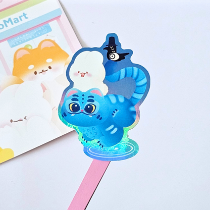 Sticker holographique derpy | Autocollant waterproof