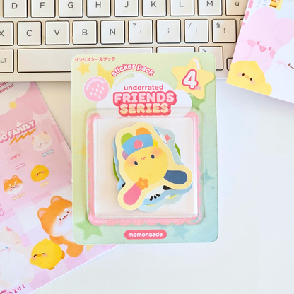 Sticker Pack Underrated Friends | Waterproof | Pack d’autocollants