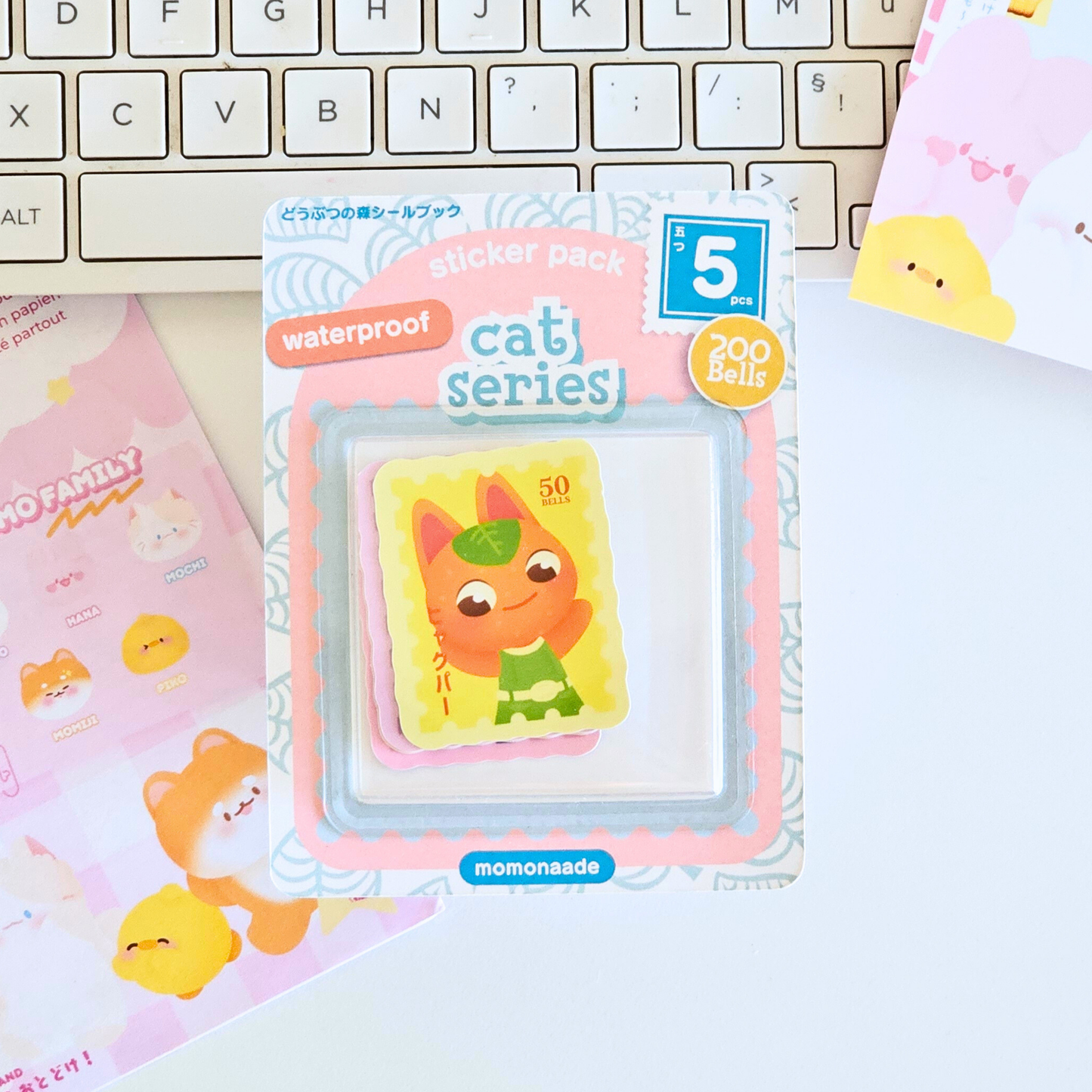 Sticker Pack Cat series | Waterproof | Pack d’autocollants timbre AC