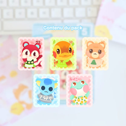 Sticker Pack Cottage series | Waterproof | Pack d’autocollants timbre AC