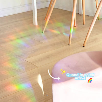 Sticker suncatcher | sticker attrape soleil | holographique, doré, rose gold | sticker fenêtre