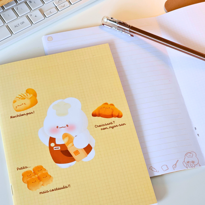 Carnet Momo Boulangerie - carnet de note - papeterie kawaii