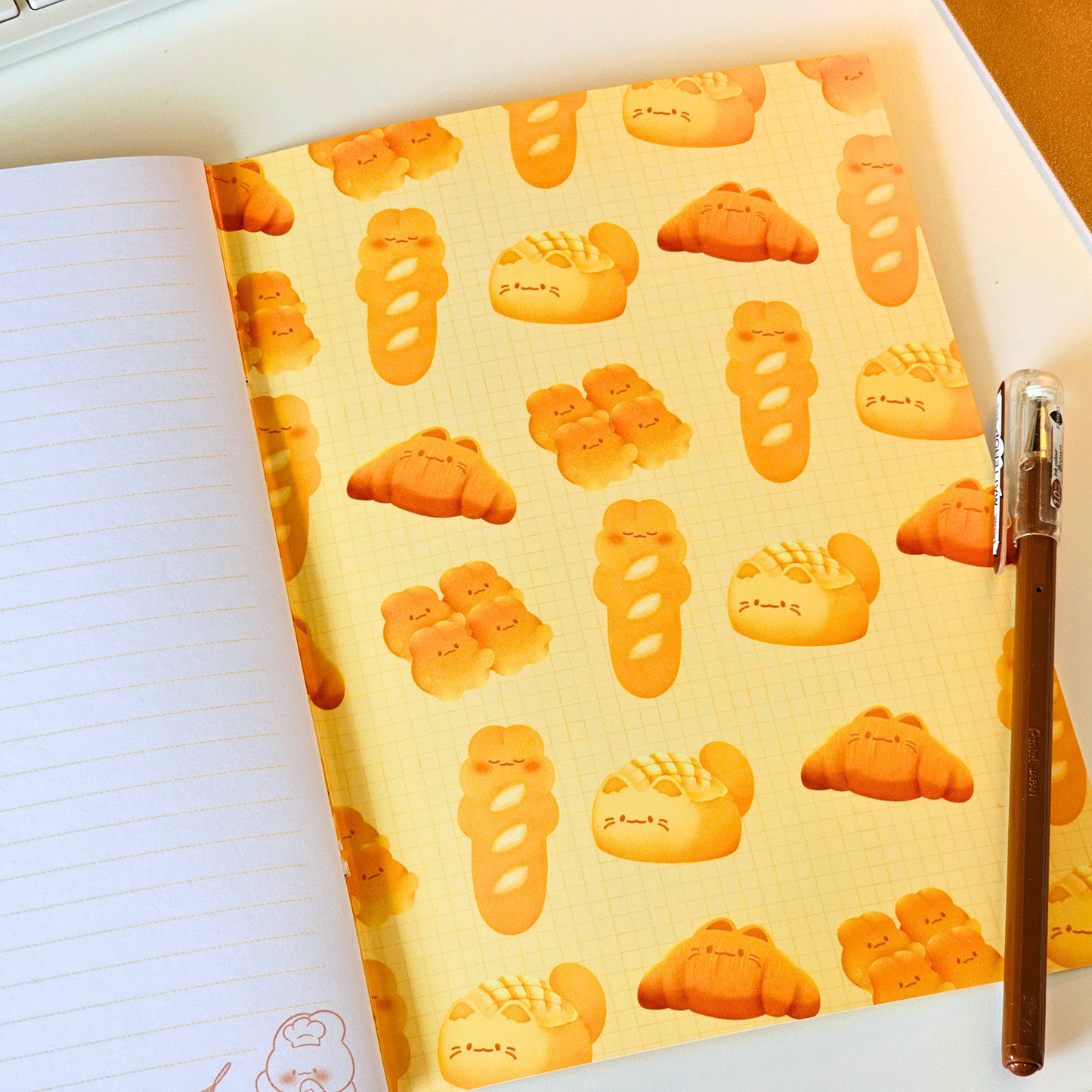 Carnet Momo Boulangerie - carnet de note - papeterie kawaii