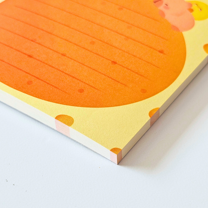 Bloc-notes carré Capybara kawaii