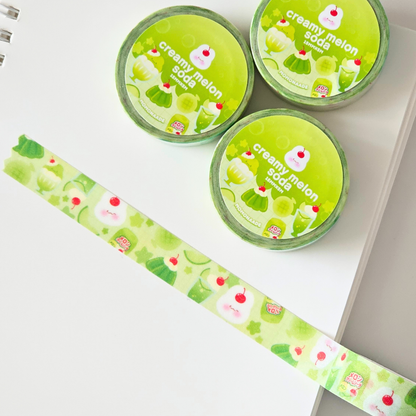 Scotch washi creamy melon soda | Washi Tape Kawaii | Bullet Journal