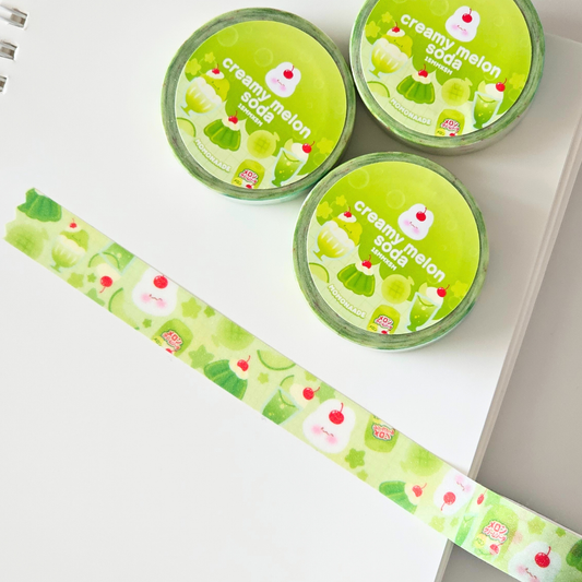 Scotch washi creamy melon soda | Washi Tape Kawaii | Bullet Journal