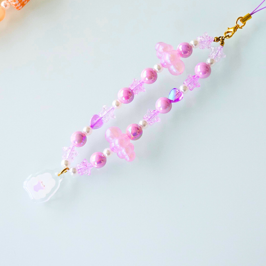 Charm de téléphone violet nuage | accessoire de téléphone mignon | décoration de téléphone