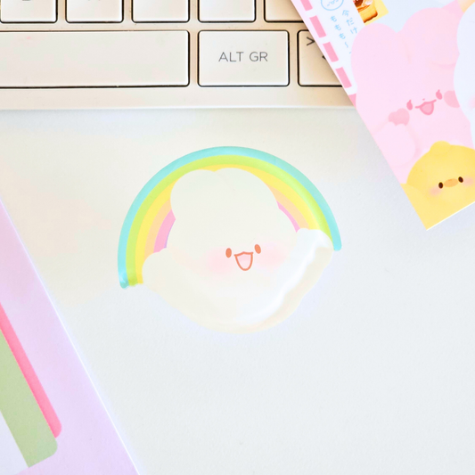 Phone grip momo arc-en-ciel | accessoires de téléphone mignon | support de téléphone mignon