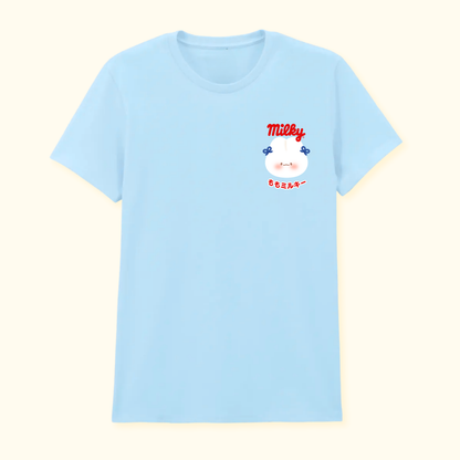 T-shirt Momo Milky à manches courtes | Bleu