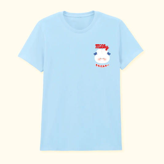 T-shirt Momo Milky à manches courtes | Bleu