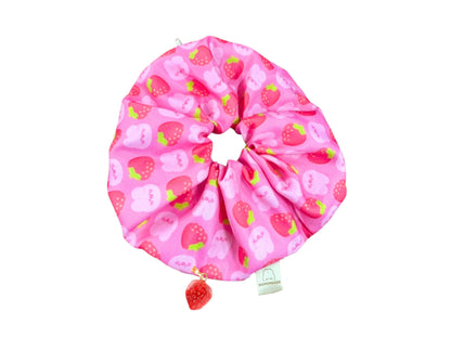 chouchou XL avec breloque détachable | grand scrunchie | bijoux de cheveux