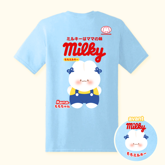 T-shirt Momo Milky à manches courtes | Bleu