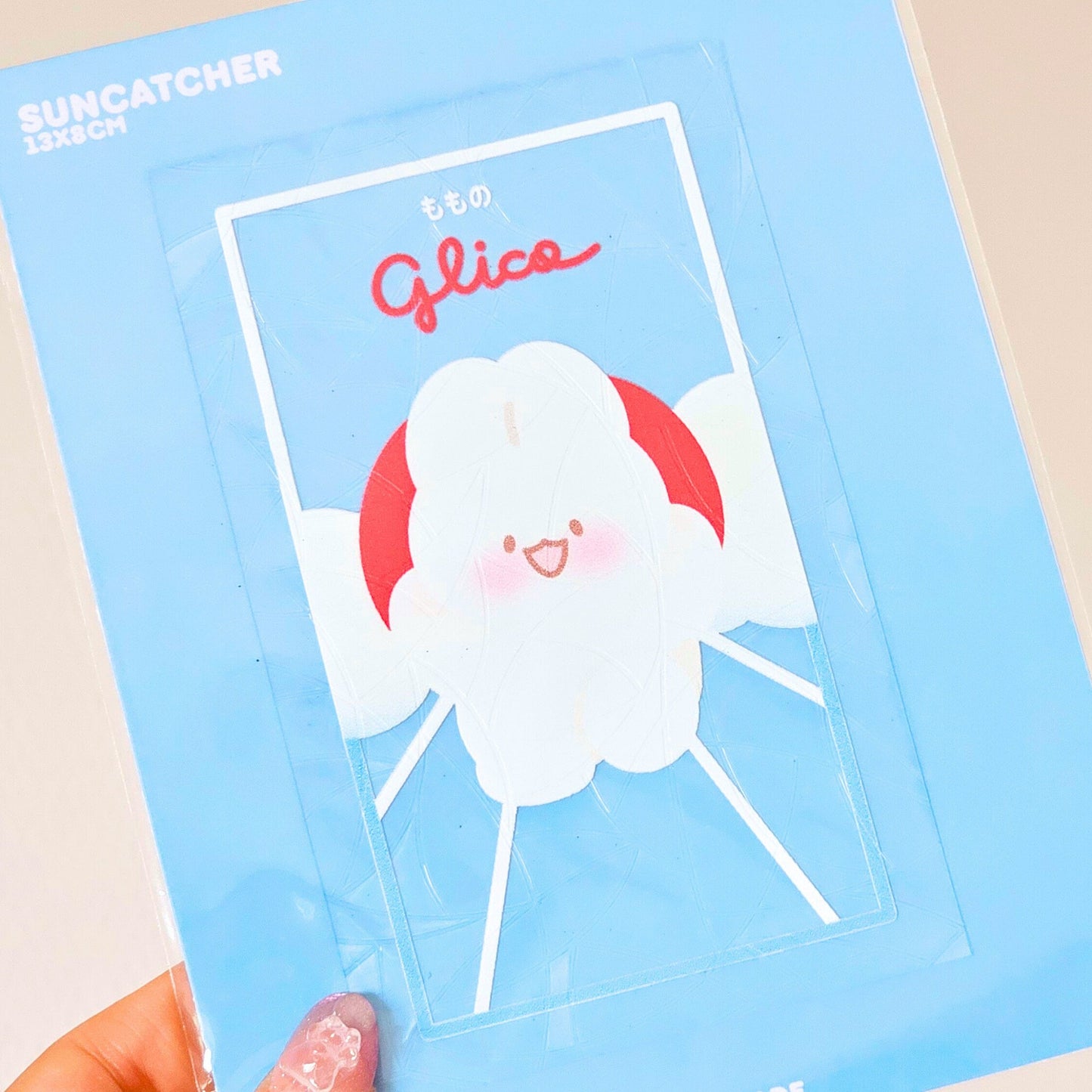 Sticker suncatcher | sticker attrape soleil | holographique, doré, rose gold | sticker fenêtre