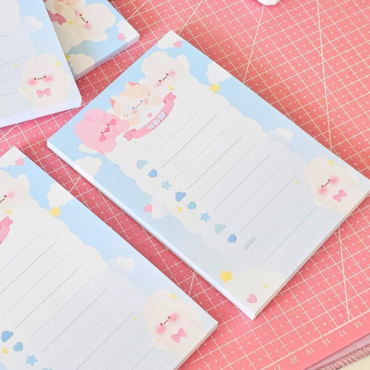 Bloc-notes to do list A6 - angel babies - papeterie kawaii